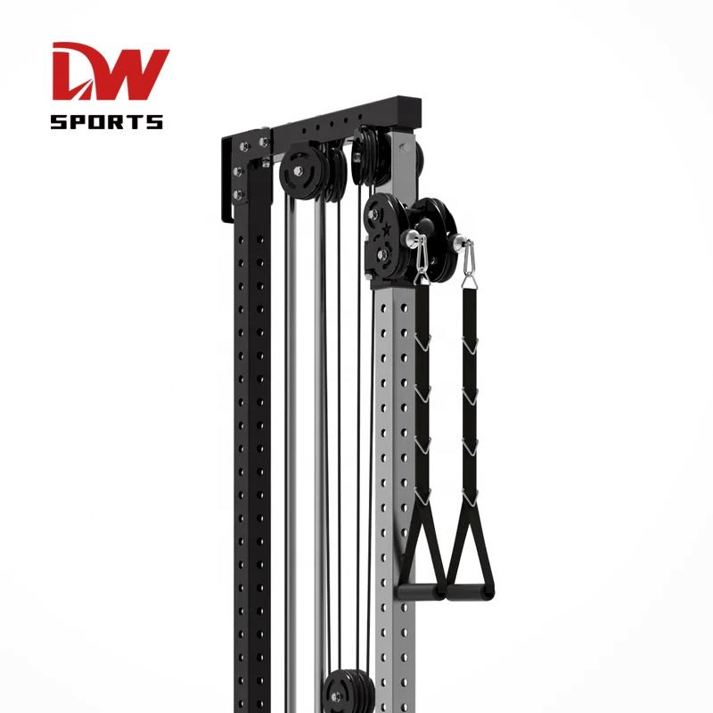 Latest Products 2025 Power Training Free Weights Crossover Pulley Cable Tower for Gym or Home