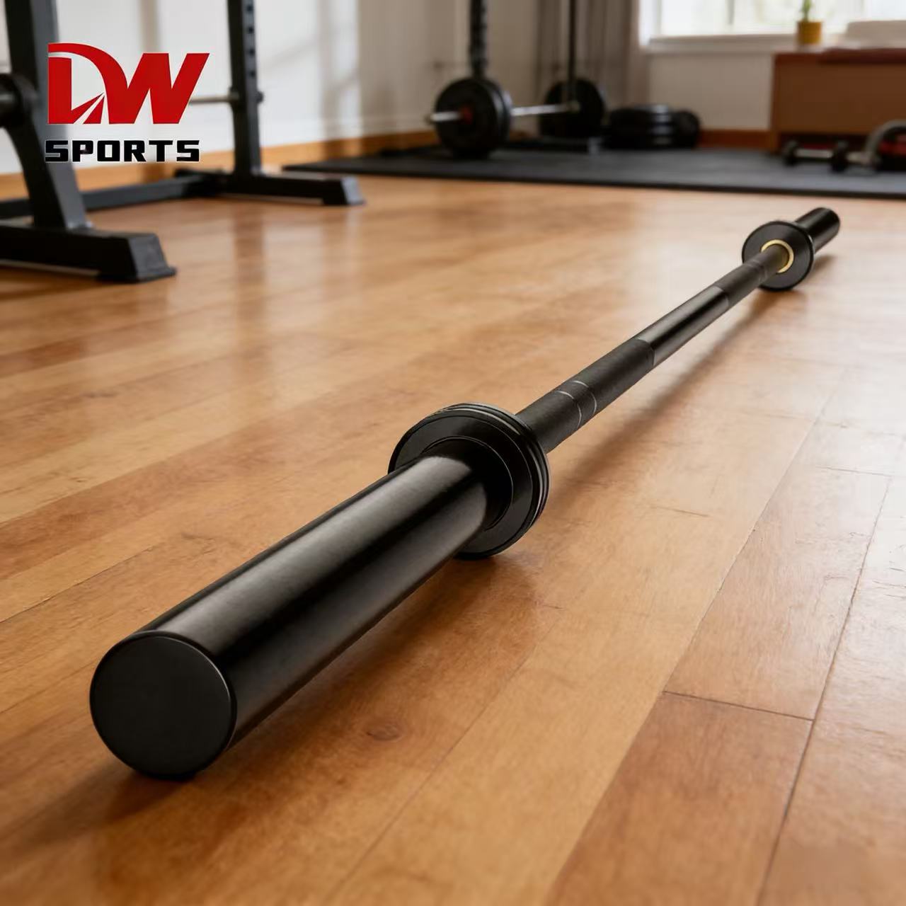 Steel Commercial Use Barbell Bar with 50mm Diameter-Custom Weightlifting Exercise Equipment