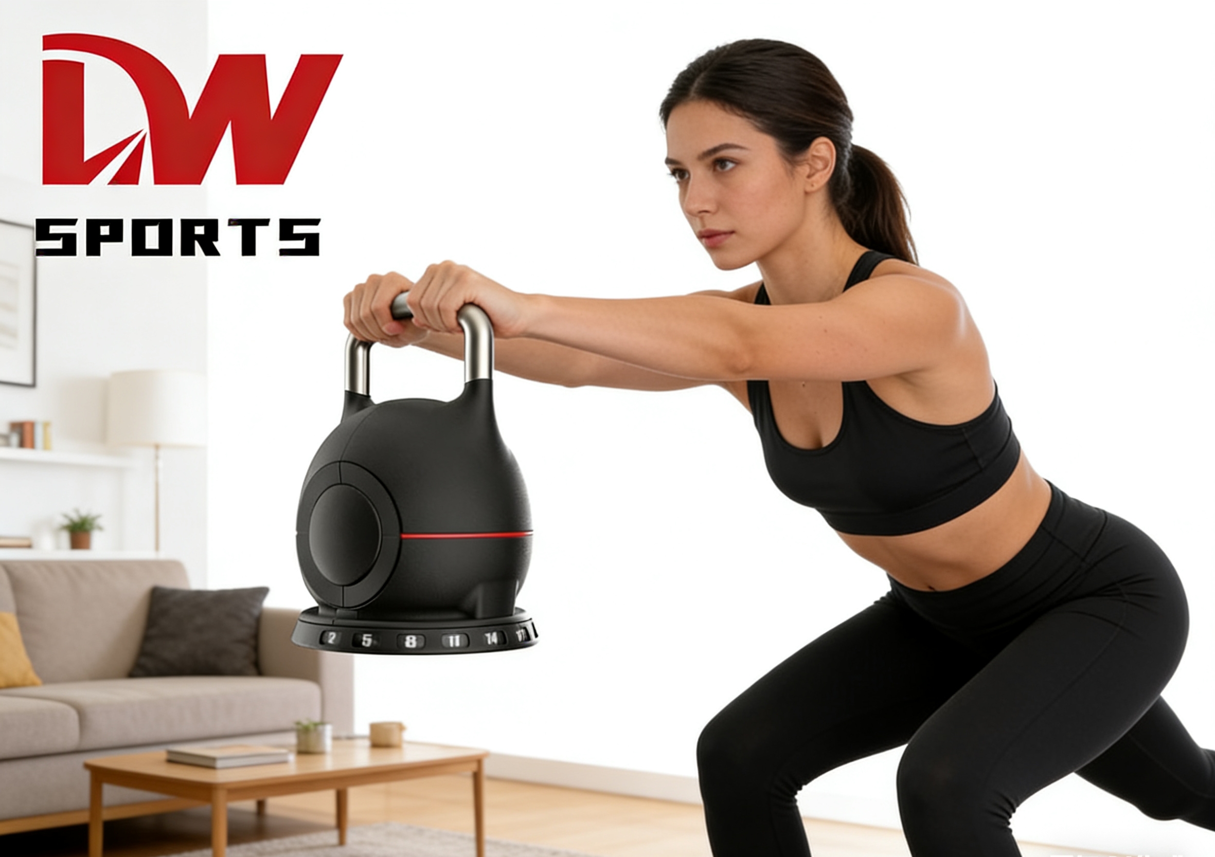 Adjustable Kettlebells Fitness Equipment for Strength Training Adjustable Competition Kettlebell 2-20KG