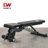 Factory Selling DW Sports Professional Adjustable Metal Weight Bench for Home Strength Training Portable Custom Logo
