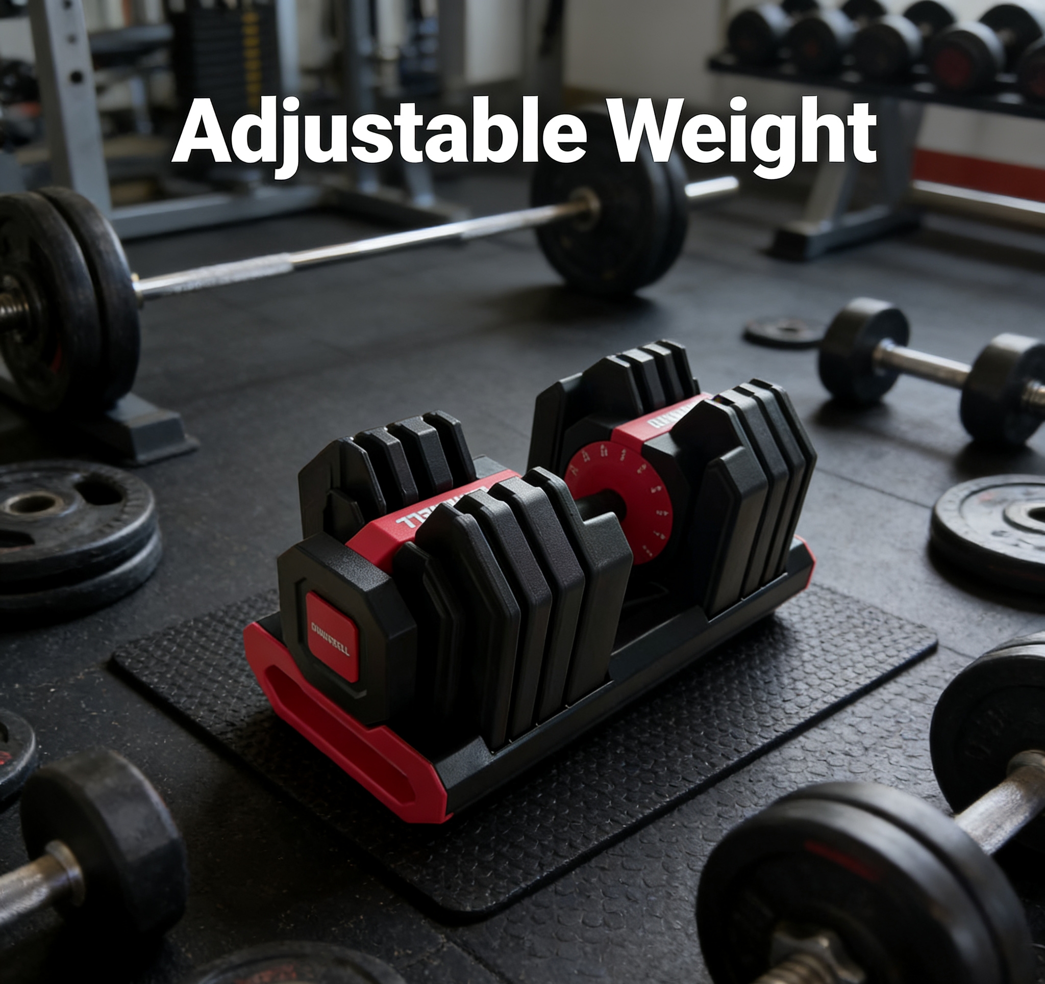 Wholesale High-Quality Adjustable Dumbbell Customizable Logo Available Factory Direct Supply with Competitive Price