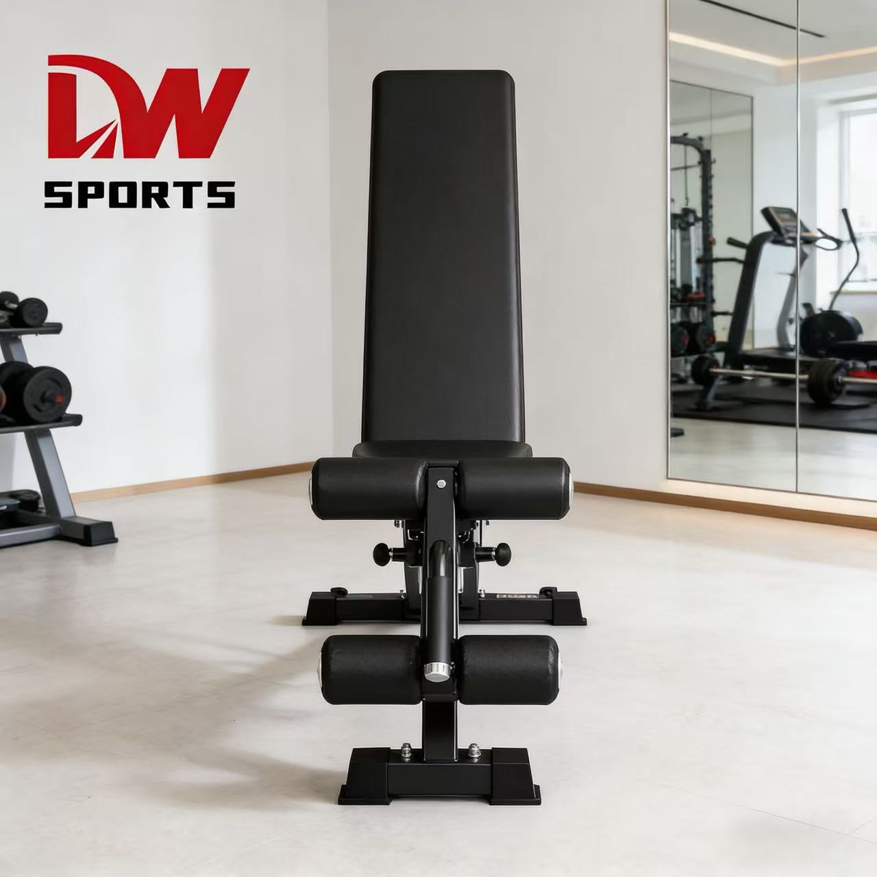 Adjustable Steel Dumbbell Bench-Durable Safety-Focused Foldable Home Gym Equipment