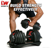 Hot Sale Adjustable Dumbbells Weight Fitness Accessories Home Gym Equipment Adjustable Dumbbell 2.5-24kg
