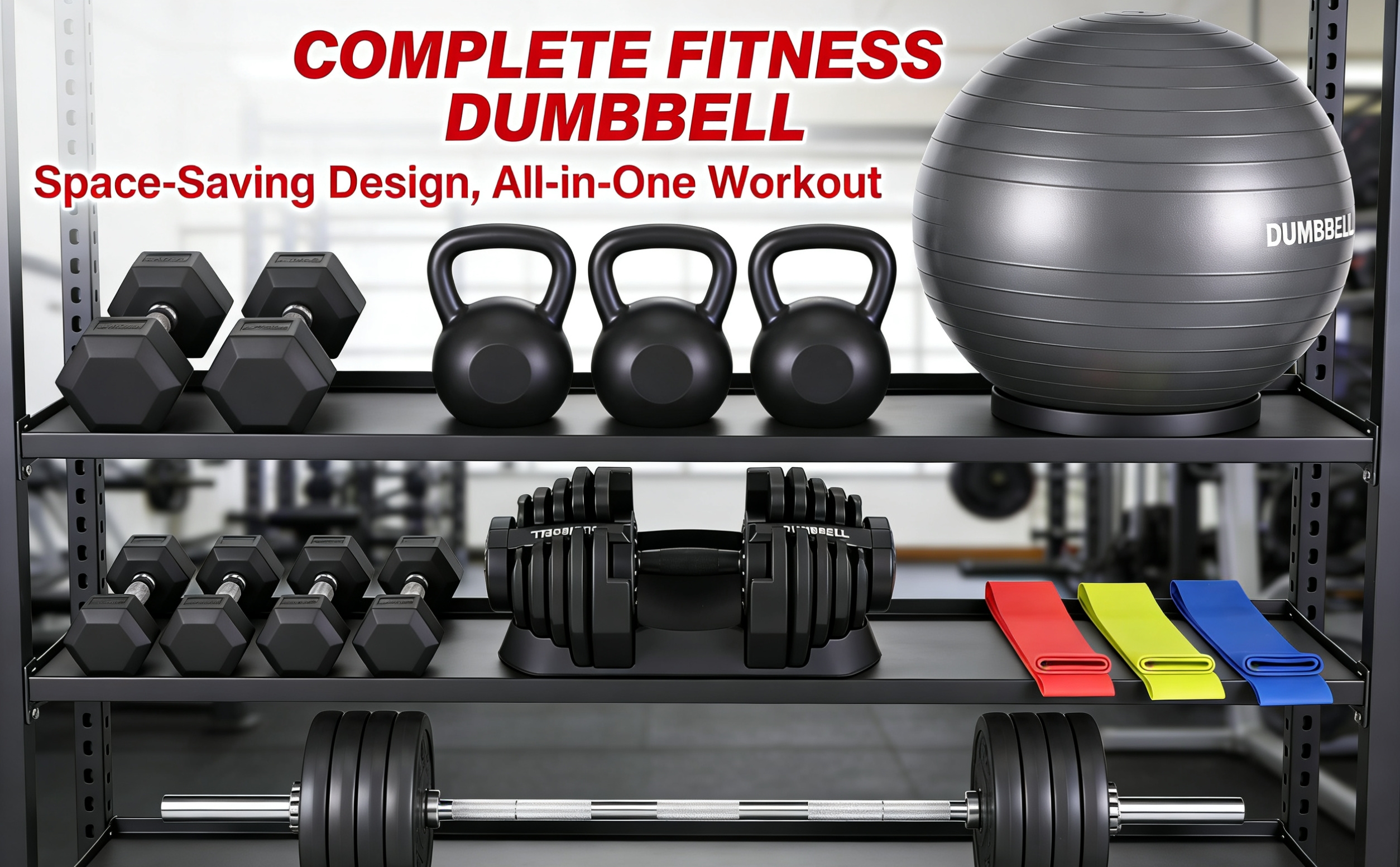 Professional 40kg Adjustable Dumbbell with Rotatig Handle Adjustment(90lbs)