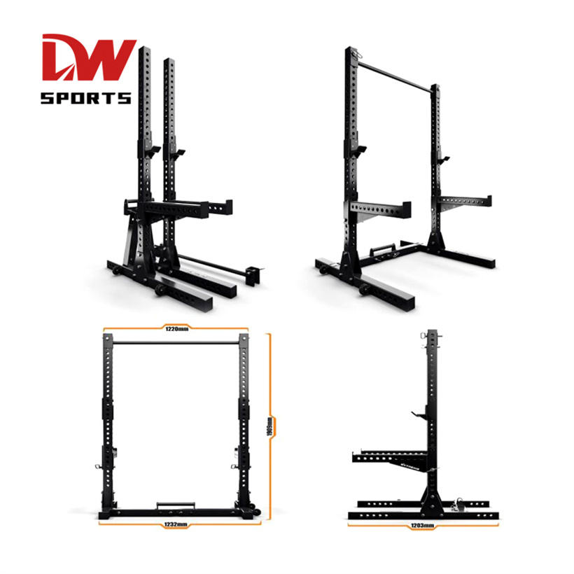 OEM ODM Customization Pull up Bar Squat Rack With J Cups Adjustable Barbell Squat Rack for Home or GYM