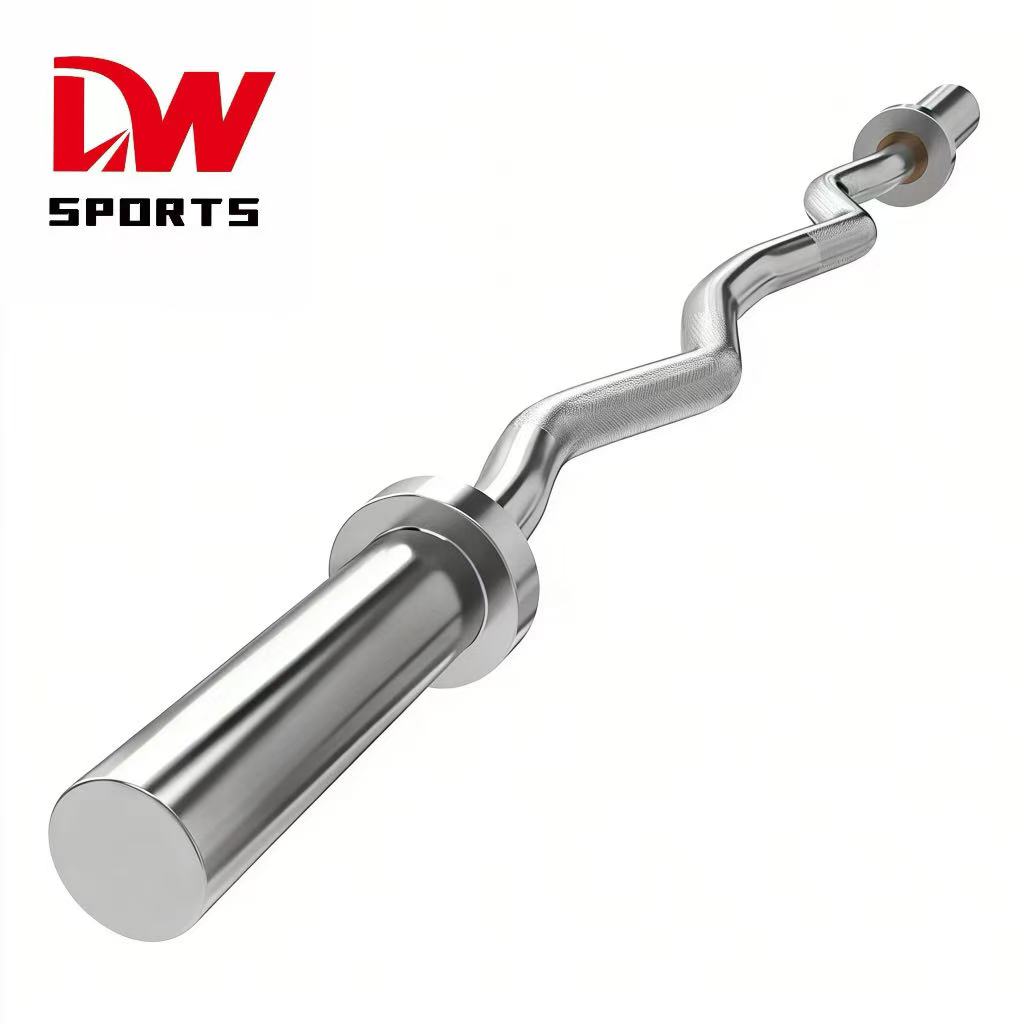 Doublewin Steel Barbell Bar-Durable Non-Slip Design for Gym Fitness