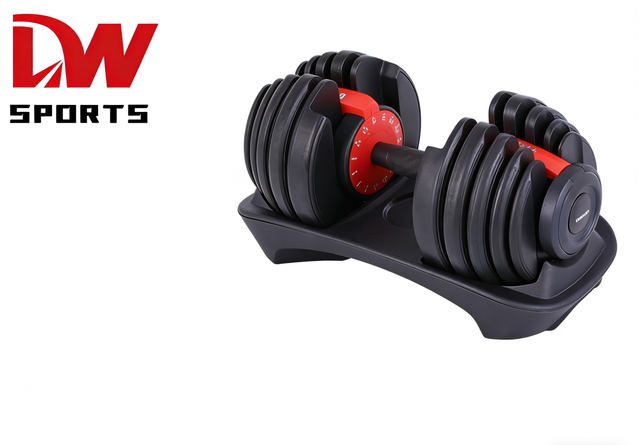 52.5lbs/24kg Adjustable Dumbbell Upgraded Adjustment Heavy Duty Fitness Equipment