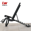 Factory Selling DW Sports Professional Adjustable Metal Weight Bench for Home Strength Training Portable Custom Logo