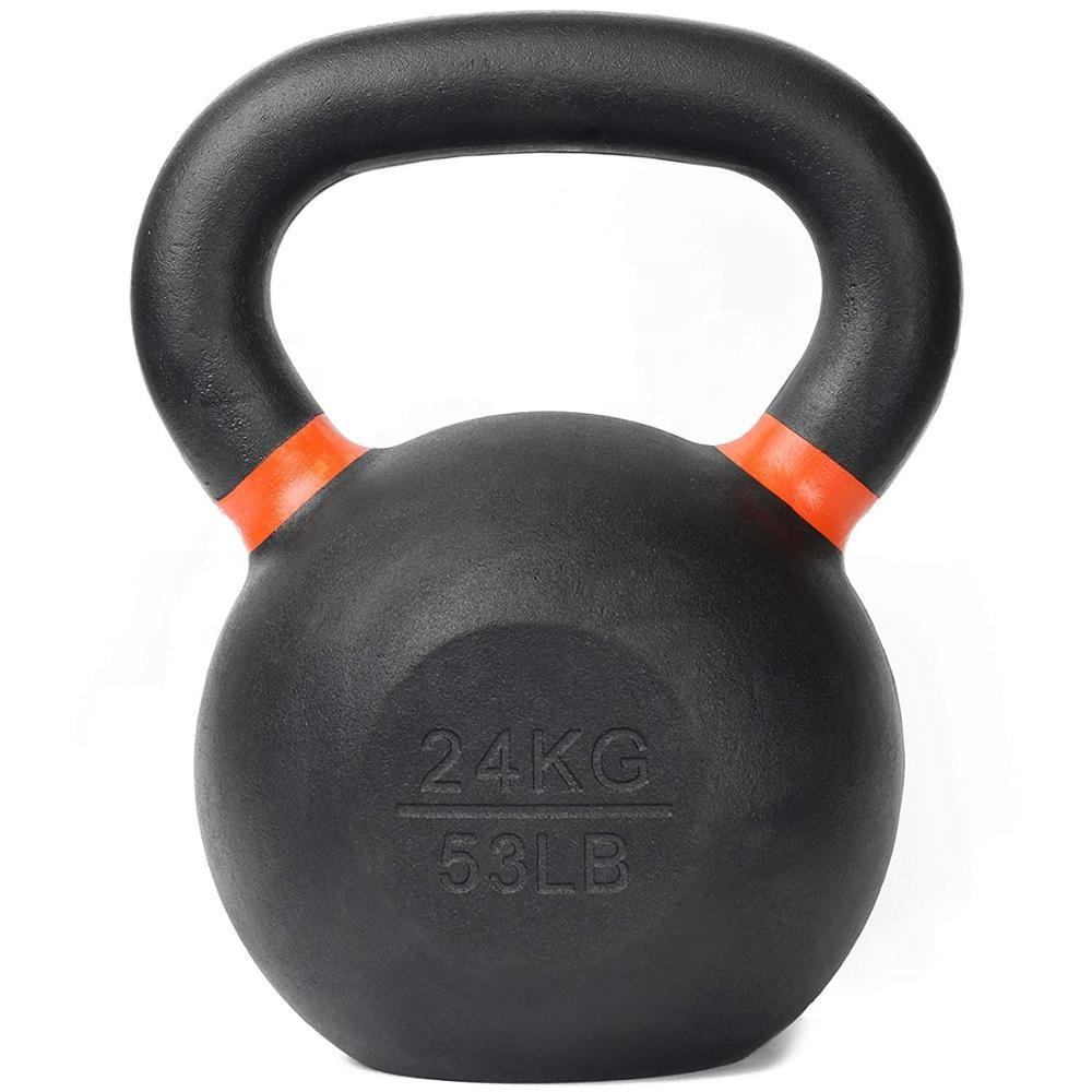 DW SPORTS FITNESS Custom Private Label Unisex Strength Training Cast Iron KettleBell Model KB-D-104 for Gym or Home