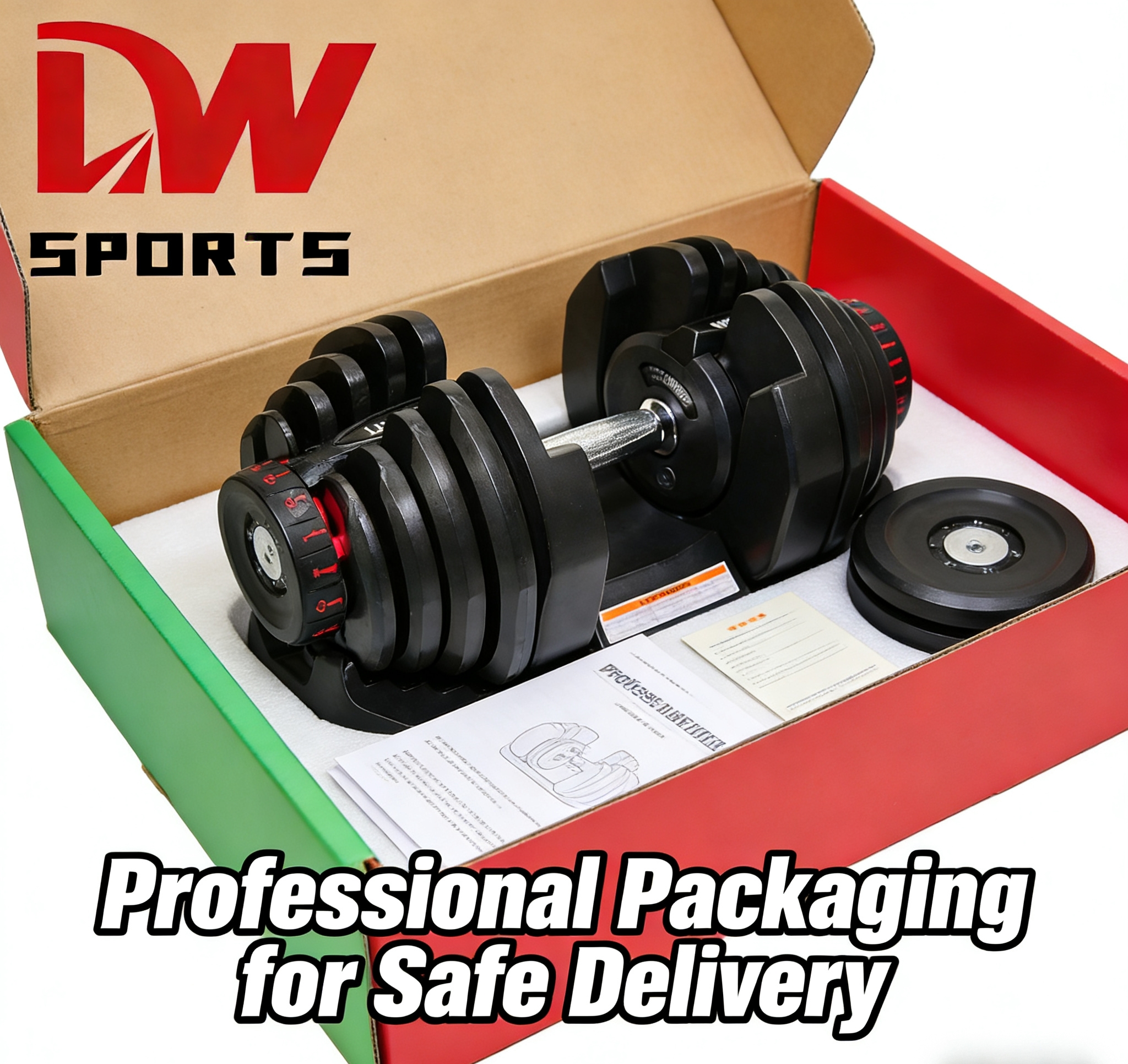 Hot Sale Adjustable Dumbbells Home Gym Equipment Adjustable Dumbbell 5-40kg