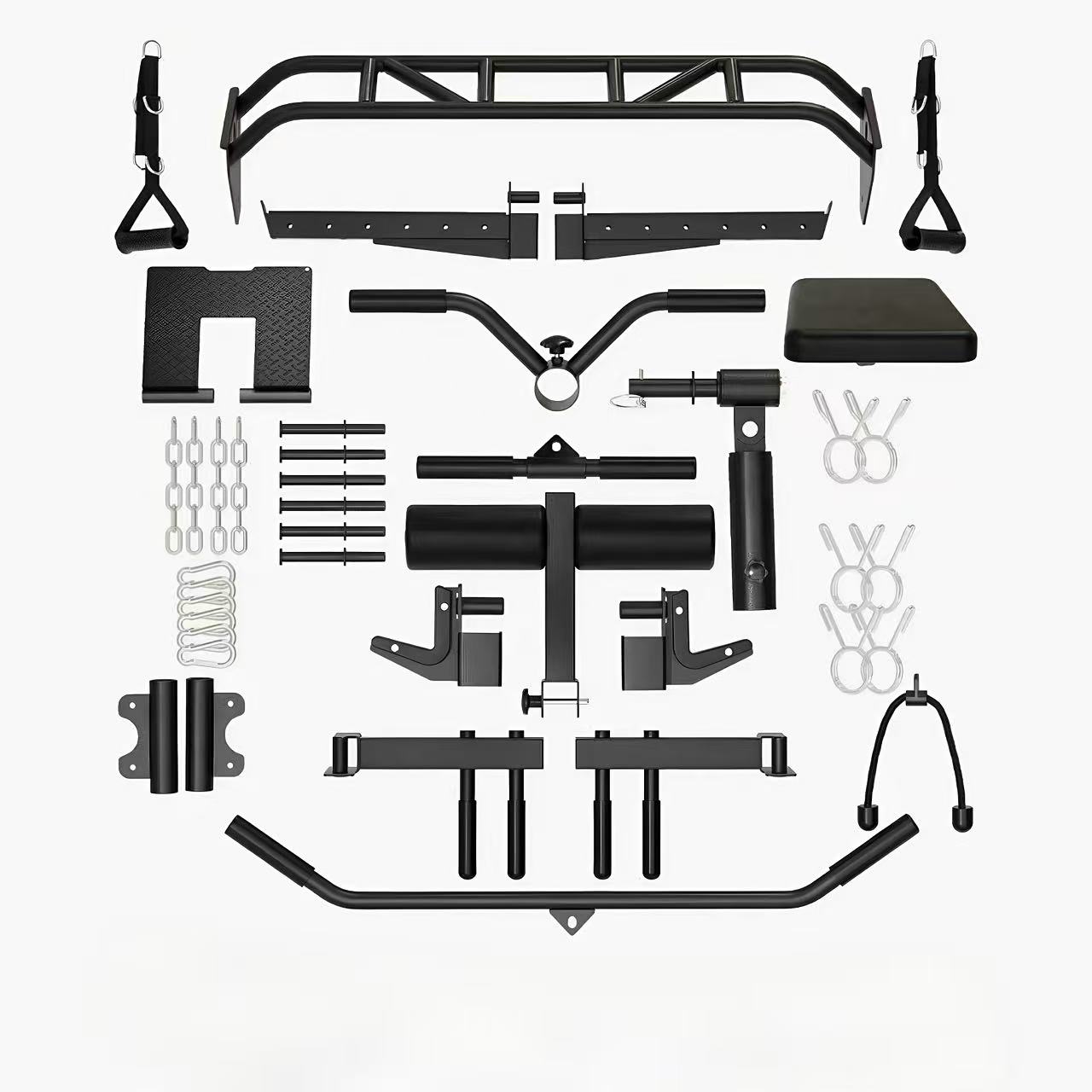 Doublewin Universal Functional Trainer-Carbon Steel & Metal Construction for Comprehensive Fitness Exercise