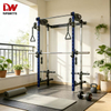 High Quality Wall Mounted Folding Steel Power Rack Functional Trainer for Cross Fit Home Use